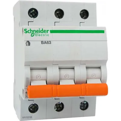Автоматический выключатель Schneider Electric ВА63 3П 10А 11222